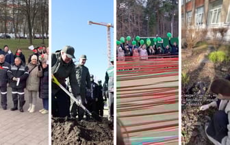 «Когда убирали клумбы, я ревела» — Белорусы показали, чем занимались на республиканском субботнике — Видео