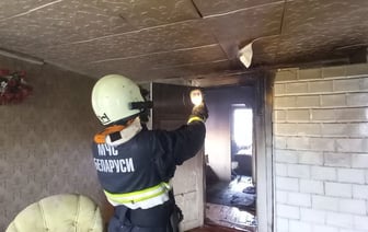 В Островце горел жилой дом — все из-за неисправной печи