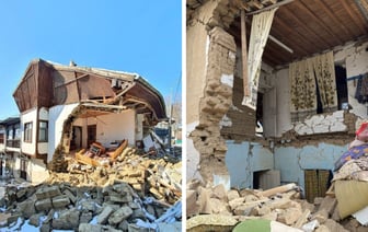 Землетрясение в Турции магнитудой 5,3 попало на видео — Видео