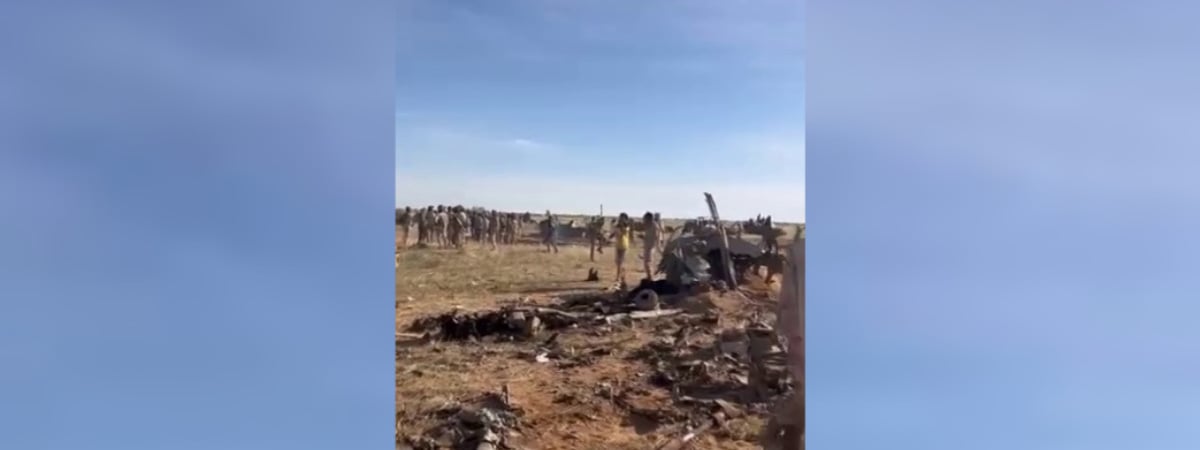 В Судане сбили самолёт с российским экипажем — Видео