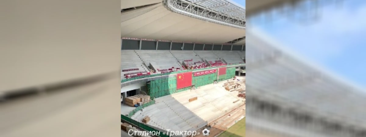 «Кто будет играть?» — В TikTok показали изнутри строящийся национальный футбольный стадион в Минске — Видео