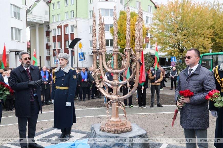 Обновленную мемориальную зону в память о жертвах брестского гетто открыли в Бресте