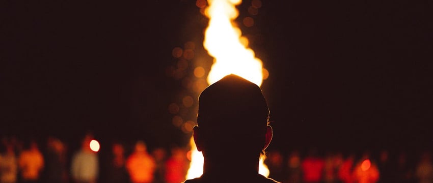 В Глубокском районе сгорел «Кировец»