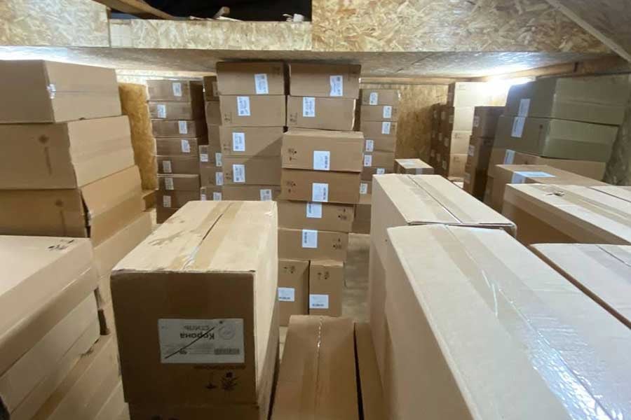 Крупную партию белорусских контрабандных сигарет нашли в России