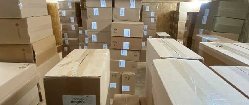 Крупную партию белорусских контрабандных сигарет нашли в России