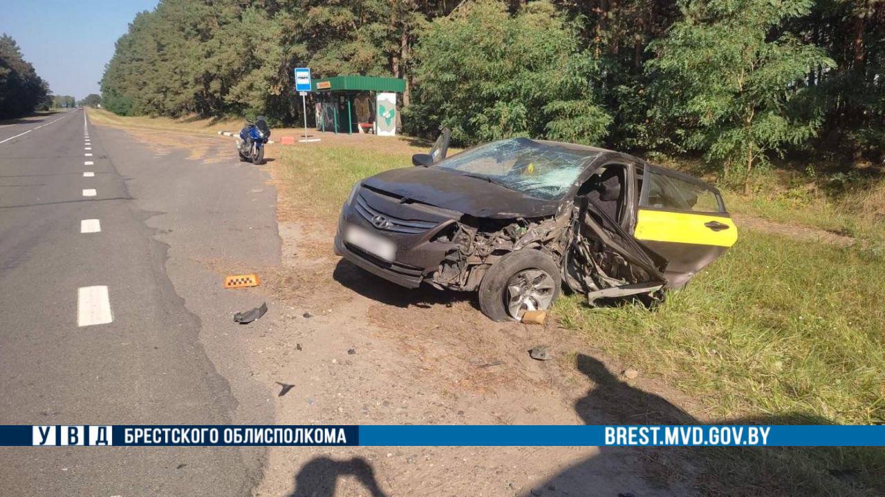 Появилось видео, как произошло жесткое ДТП возле Бреста