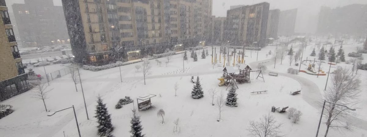 Снегопады оставили без света больше 130 населенных пунктов на Минщине — Фото