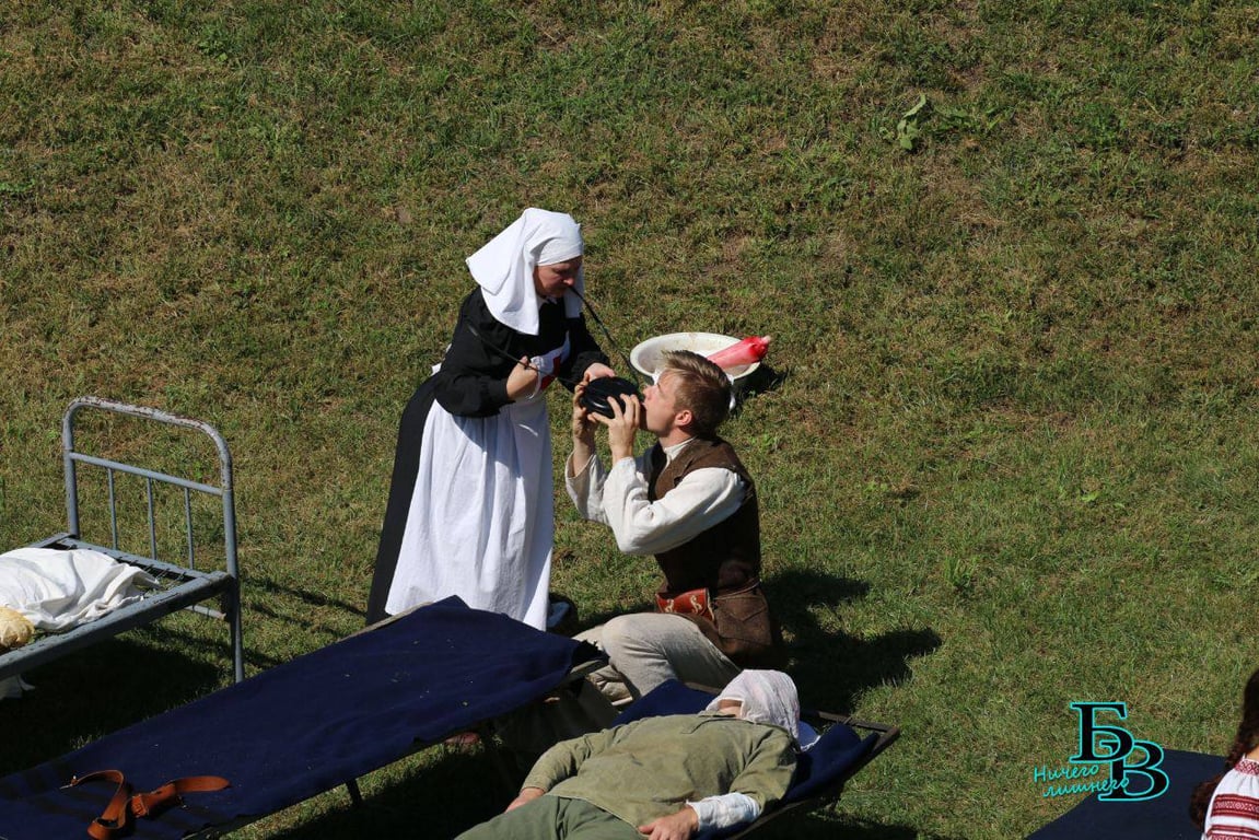 В Бресте воссоздали события Первой мировой войны