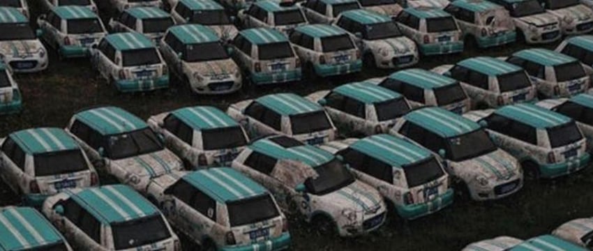 В Китае заброшены тысячи новых электромобилей Lifan