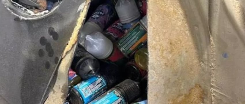 На таможне разрезали автомобиль белорусского контрабандиста