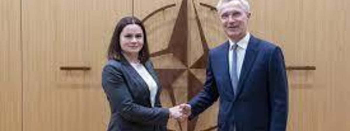 Встреча Тихановской с генсеком НАТО и милитаризация