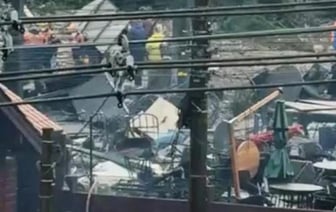 Самолет рухнул на жилые кварталы в Бразилии