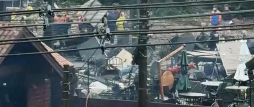 Самолет рухнул на жилые кварталы в Бразилии