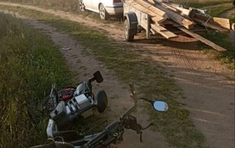 Девушка на электровелосипеде столкнулась с легковушкой в Шумилинском районе