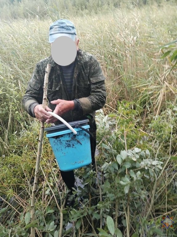 В Брестской области мужчина увяз по пояс в болоте