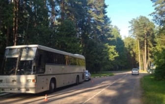 Зажал ногу пассажиру и поехал автобус в Барановичском районе