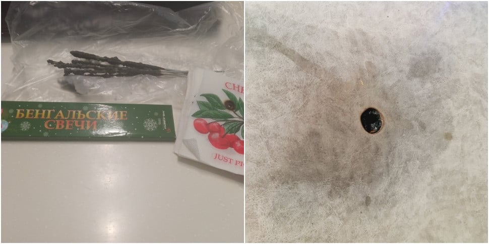 В Витебске под куранты компания подожгла бенгальские свечи. Последствия