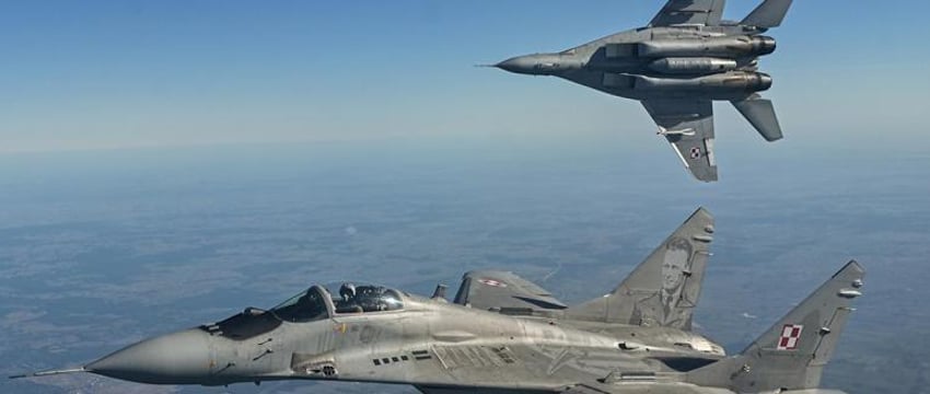 Польша подняла в воздух самолеты из-за России