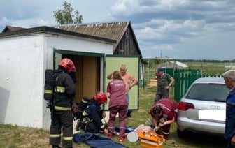 Спасение супругов из подвала гаража в Жабинковском районе