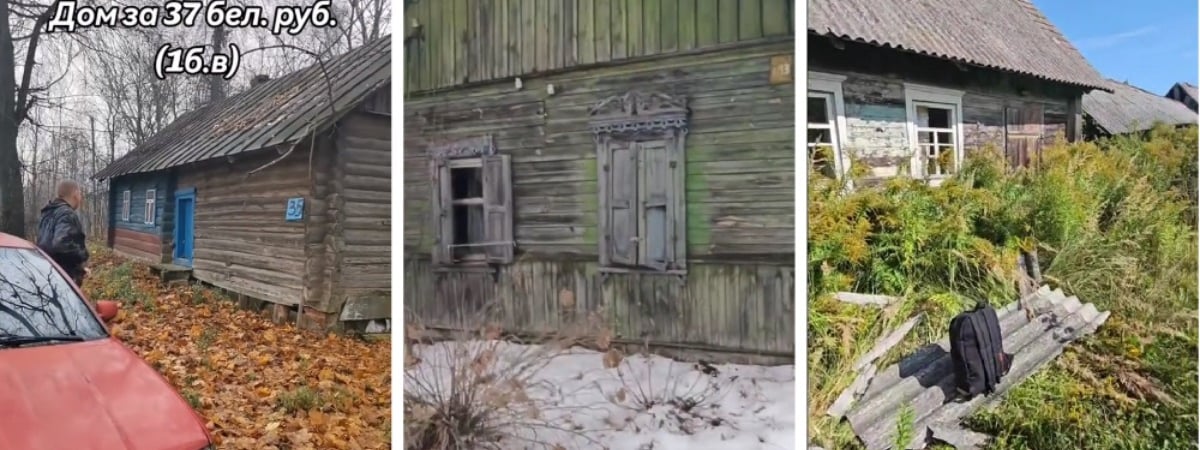 «Планируем выкупить всю деревню» — Белорусы показали, какие дома приобрели за «одну базовую» — Видео