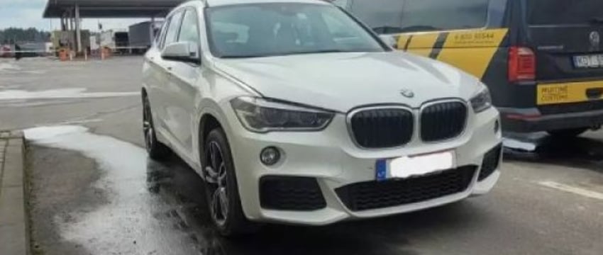 Таможня Литвы изъяла автомобиль BMW стоимостью более €26 000, предназначенный для продажи в Беларуси