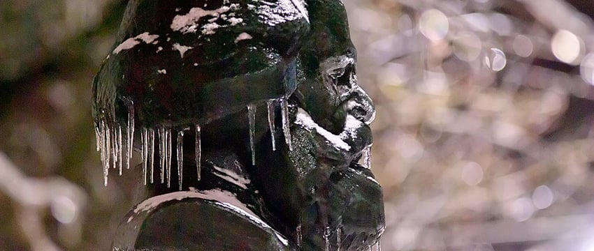 За сутки от гололеда в Витеской области пострадал 91 человек