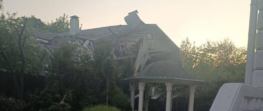 Сбит беспилотник под Москвой: обломки упали на частный дом