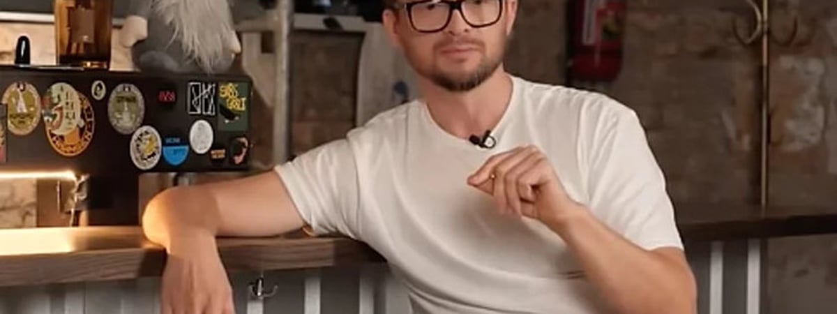 Блогер Андрей Паук работает в Вильнюсе дворником