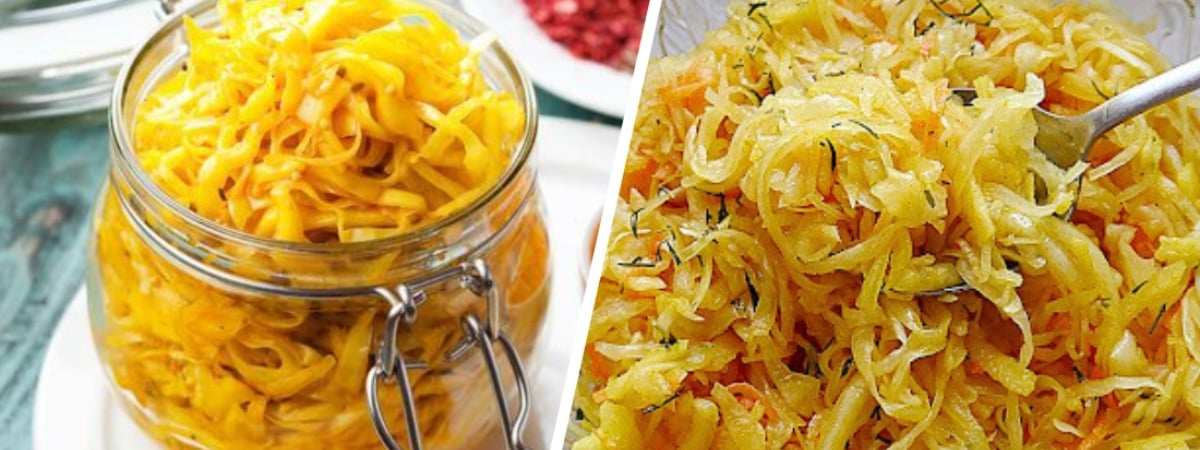 Как приготовить «золотую» квашеную капусту? Добавьте эти 2 приправы — и не пожалеете — Полезно