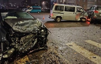 В Барановичах произошло жесткое ДТП с участием трех авто