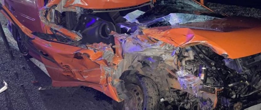 Соляная кислота разлилась на дорогу в результате ДТП в Брестской области