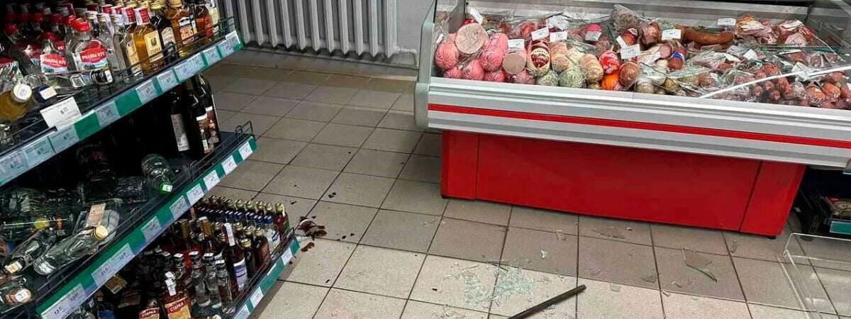 Под Барановичами мужчина с ружьём в руках попытался ограбить магазин — Видео