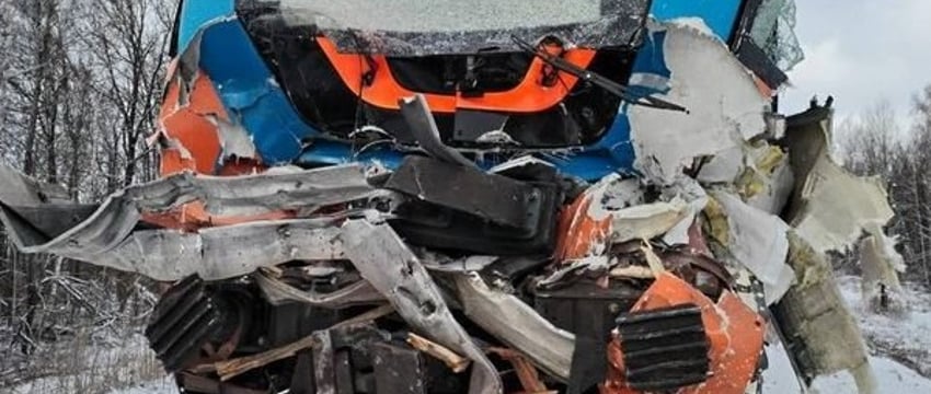Фура была зарегистрирована в Брестской области. Грузовик из Беларуси попал под поезд в России