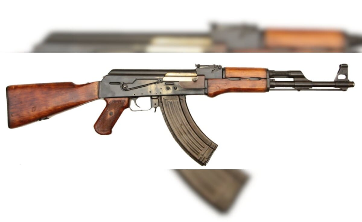 AK-47 assault rifle, manufactured in 1948 for field trials.