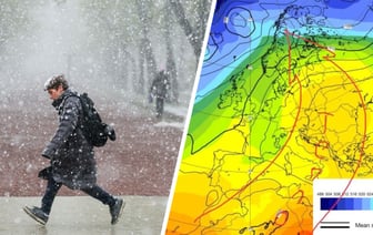 Синоптики предупредили белорусов о «мокрых» снегопадах в первый день весны. А когда потеплеет до +16°С? — Фото