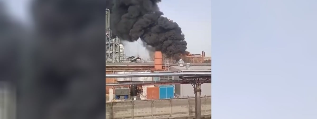 В сеть попало видео с пожаром на «Электроизолите» в Подмосковье — Видео