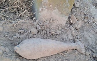 Житель Барановичей на своем дачном участке нашел снаряд времен ВОВ