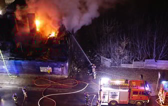 Нефтебаза загорелась в Курской области после атаки беспилотника