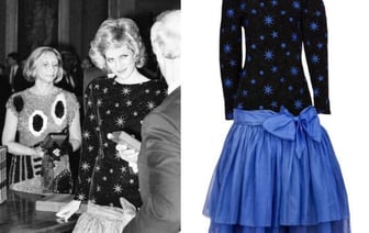 Платье принцессы Дианы, в котором она дважды выходила в свет, продали на аукционе за более чем 1,14 млн долларов