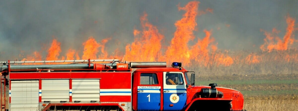 Синоптики продлили красный уровень пожароопасности на 2 дня для 3 областей Беларуси