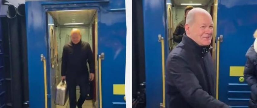 Шольц впервые за 2,5 года приехал в Киев и объявил о новой помощи