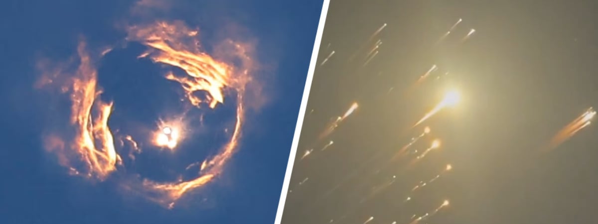 SpaceX потеряла вторую ракету Starship за год. Американцы поделились видео «звёздного дождя» после взрыва — Видео