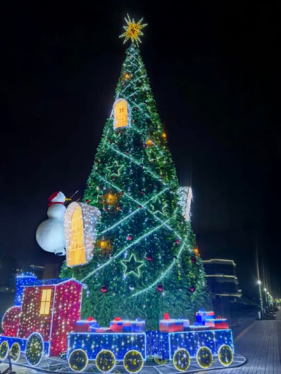 Новогодняя сказка на набережной Бреста — фоторепортаж
