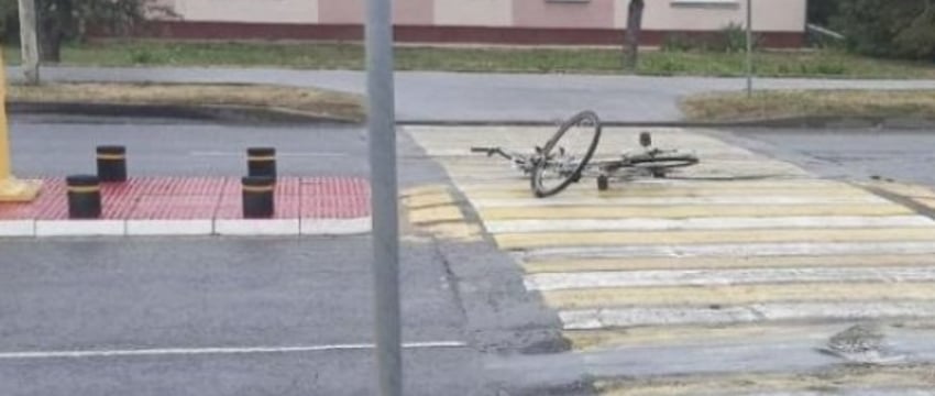 Брестчанка сбили велосипедиста в Кобрине