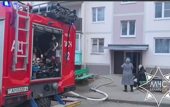 В Гродно на пожаре работники МЧС спасли мужчину