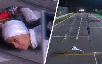 «Где это может пригодиться?» — Ролик с рекордсменкой Гиннесса по лимбо-скейтингу набрал в TikTok 3 млн просмотров — Видео