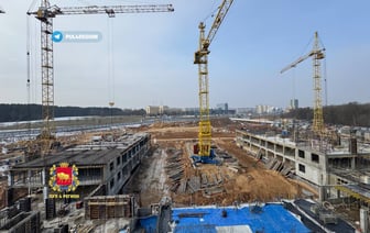 Строительство идет по графику — что происходит на площадке новой больницы в Гродно