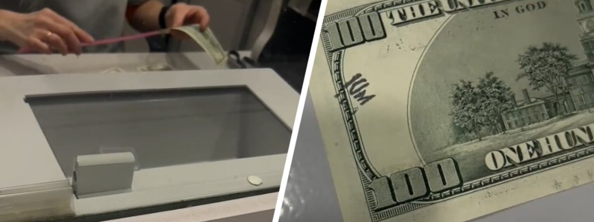 «Проверяйте свои» — Белоруска показала, с какими «штампиками» банк не принял доллары. Что посоветовали в TikTok? — Видео