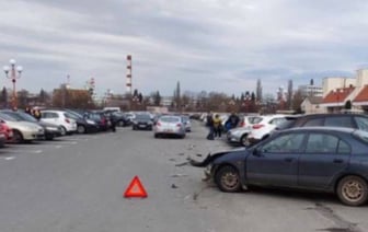 Возле спортивного комплекса «Брестский ледовый дворец» произошло ДТП