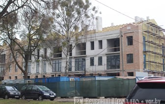 Фотофакт. Посмотрите, как строят элитный жилой комплекс в центре Гродно